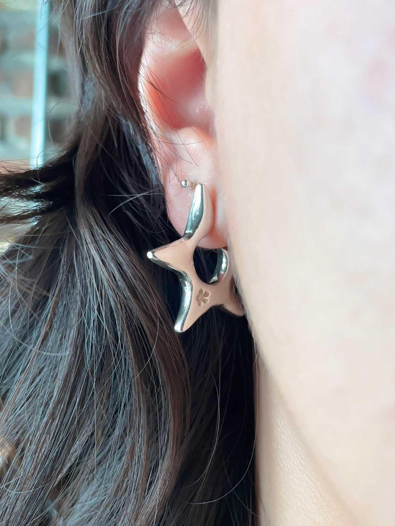 Aretes Spica Star Earrings