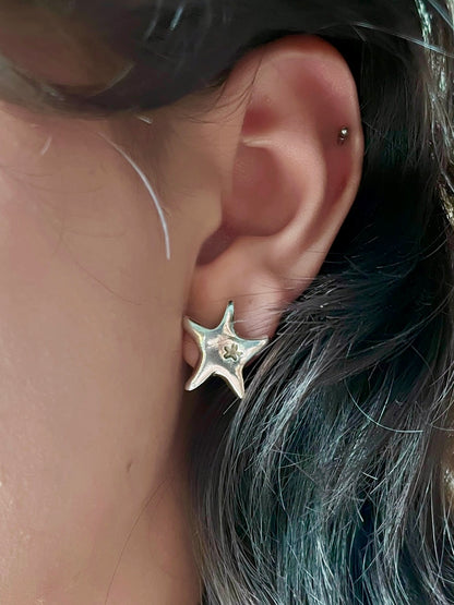 Aretes Spica Star Earrings