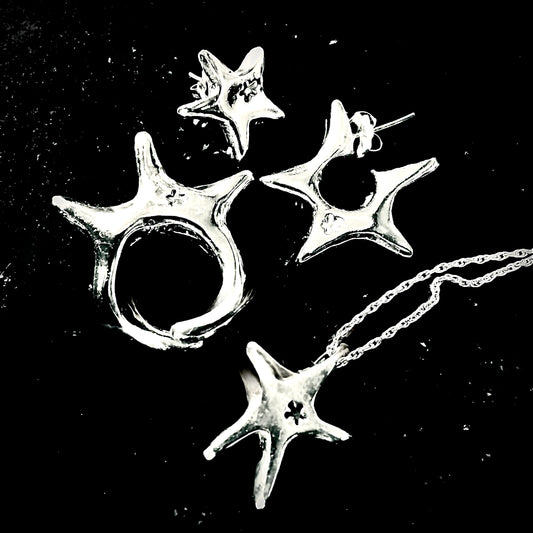 Aretes Spica Star Earrings